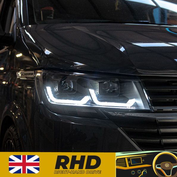 VW Transporter t6.1 Headlight Upgrade RHD chrome