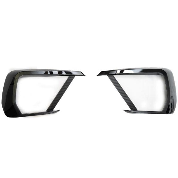 VW Transporter T6.1 – Raised Bumper Canard Trims – Gloss Black