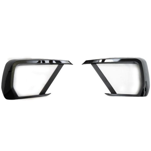 VW Transporter T6.1 – Raised Bumper Canard Trims – Gloss Black