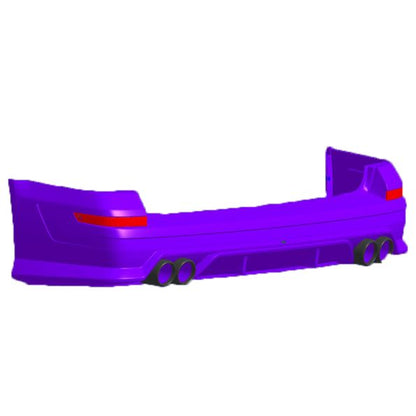 VW Transporter T6/T6.1 – ABT – Rear Skirt – Lower Splitter – Tailgate